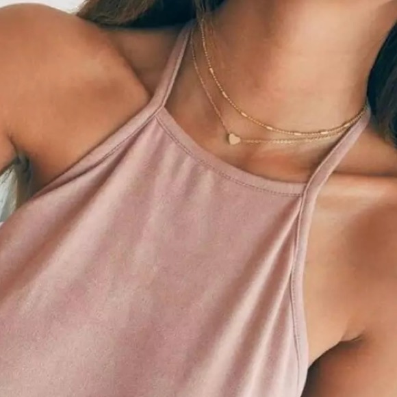 💙💎GRATEFUL💙MAKER💎💙 Jewelry - NEW!💎💙💎GOLDEN💛HEART LAYER NECKLACE CHOKER LOVE